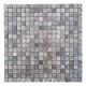 Мозаїчна плитка мармур Emperador Medium 15x15x6 мм МКР-4СН Матова | Негалтована