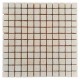 Мозаїка плитка пісковик Cream 23х23x6 мм, Матова | Галтована, МКР-2СВ