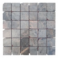 Мозаичная плитка мрамор Emperador Medium 48х48x6 мм, матовая, негалтованная, античная, МКР-3СНА