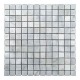 Мозаїчна плитка мармур White Mix BI 23x23x6 мм МКР-2П Полірована