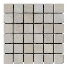 Мозаичная плитка мрамор Beige Mix 48х48x6 мм МКР-3СВ Матовая | Галтованная