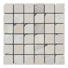 Мозаичная плитка мрамор Beige Mix 48х48x6 мм МКР-3СВА Матовая | Галтованная | Античная
