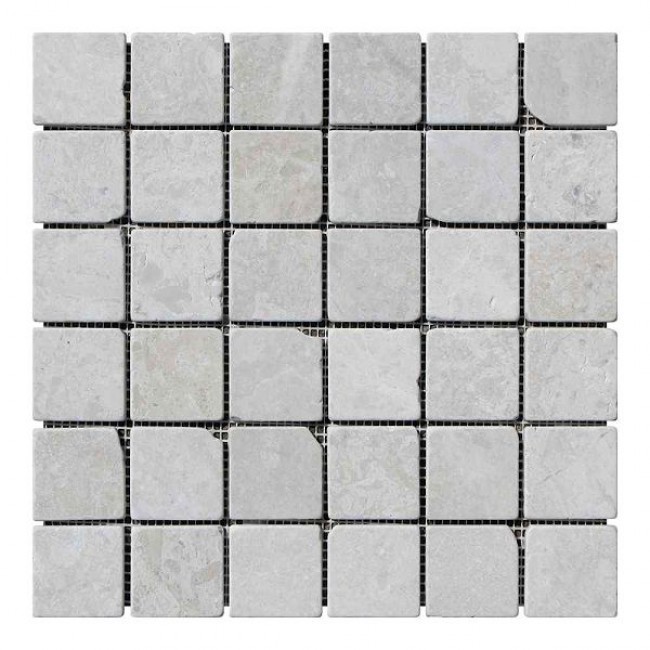 Мозаїчна плитка мармур Victoria Beige 48х48x6 мм МКР-3СВА Матова | Галтована | Антична