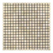 Мозаїчна плитка мармур Beige Mix 15x15x6 мм МКР-4П Полірована