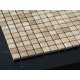 Мозаїчна плитка Травертин Travertine Classic 15x15x6 мм МКР-4П Полірована